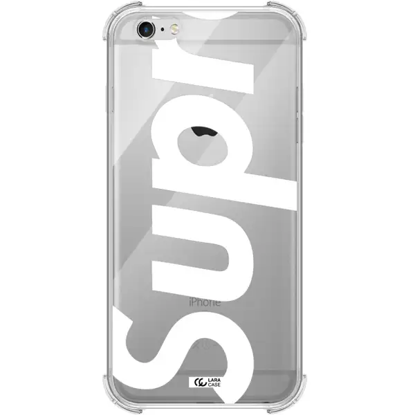 Big Supreme Apple iPhone 6S Clear PC Case