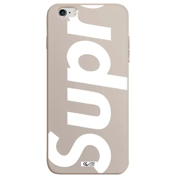 Big Supreme Apple iPhone 6S Silicone Stone Case