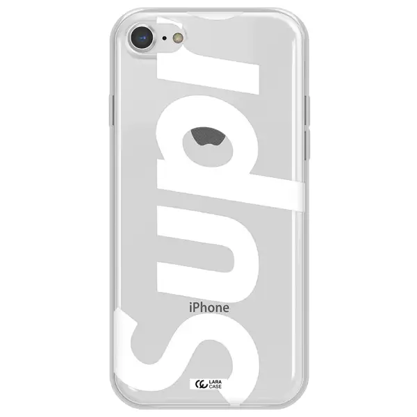 Big Supreme Apple iPhone 7 Clear TPU Case