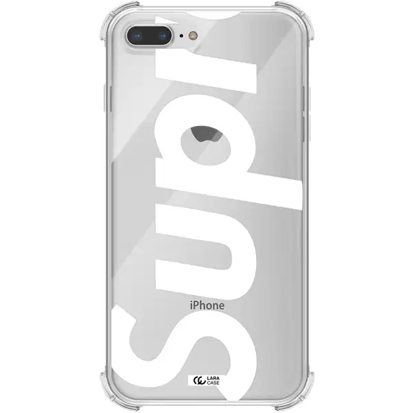 Big Supreme Apple iPhone 7 plus Clear PC Case