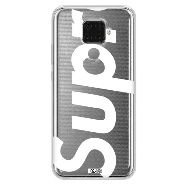 Big Supreme Huawei Mate 30 Lite Clear TPU Case