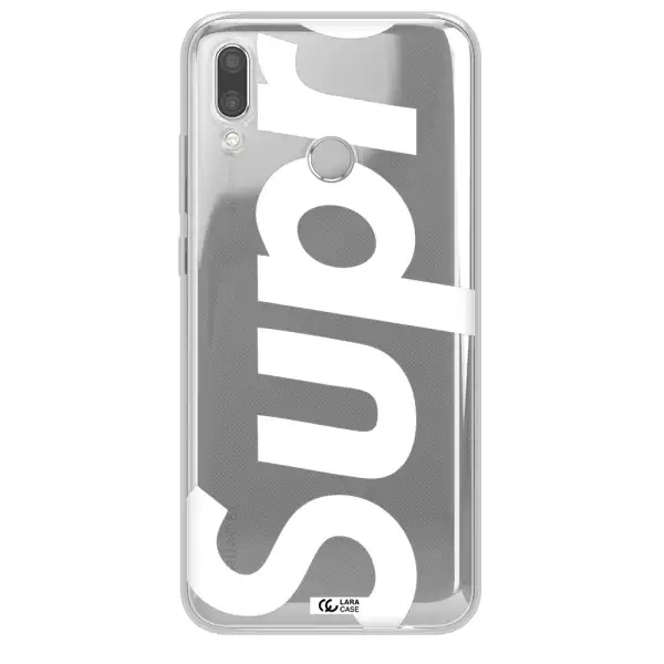 Big Supreme Huawei P Smart 2019 Clear TPU Case