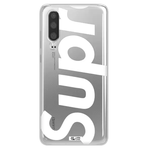 Big Supreme Huawei P30 Clear TPU Case
