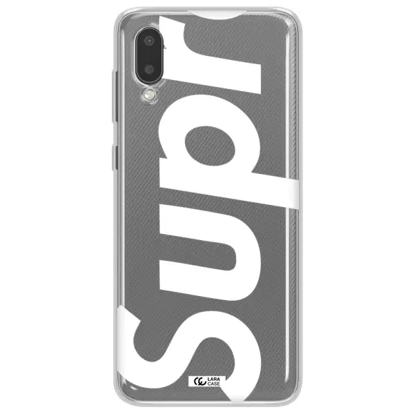 Big Supreme Samsung A02 Clear TPU Case