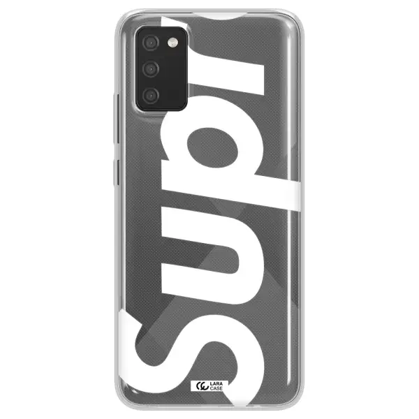 Big Supreme Samsung A02S Clear TPU Case