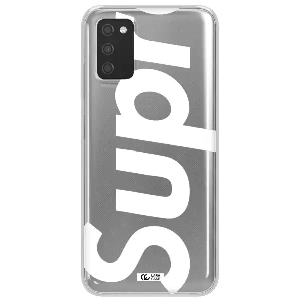 Big Supreme Samsung A03S Clear TPU Case