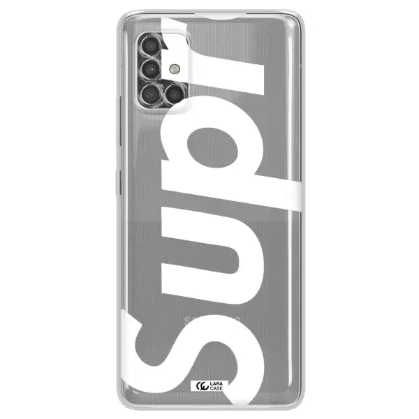 Big Supreme Samsung A40S Clear Tpu Case
