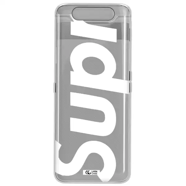 Big Supreme Samsung A80 Clear TPU Case