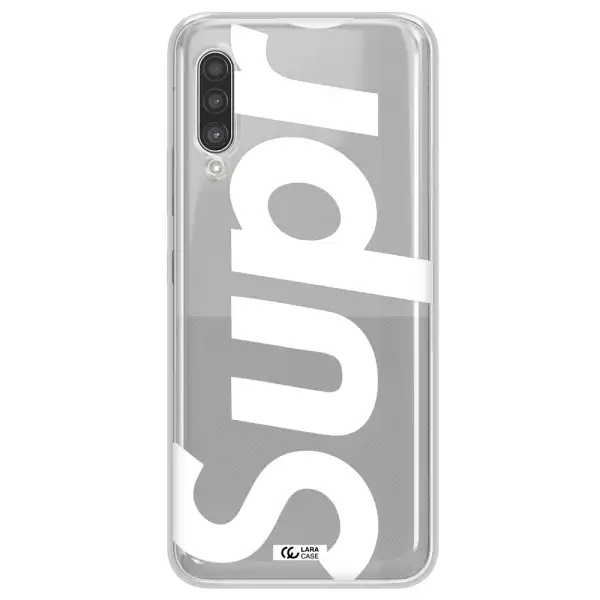 Big Supreme Samsung A90 Clear TPU Case