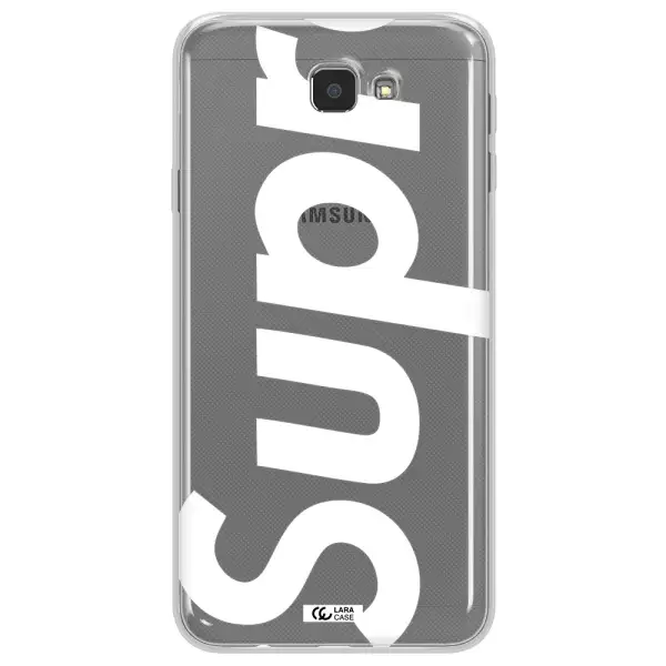 Big Supreme Samsung J7 Prim Clear TPU Case