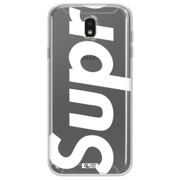 Big Supreme Samsung J7 Pro Clear TPU Case