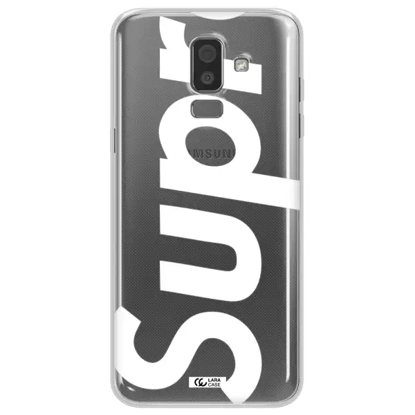 Big Supreme Samsung J8 Clear TPU Case