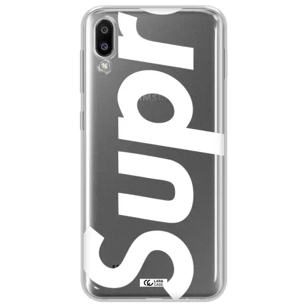 Big Supreme Samsung M10 Clear TPU Case