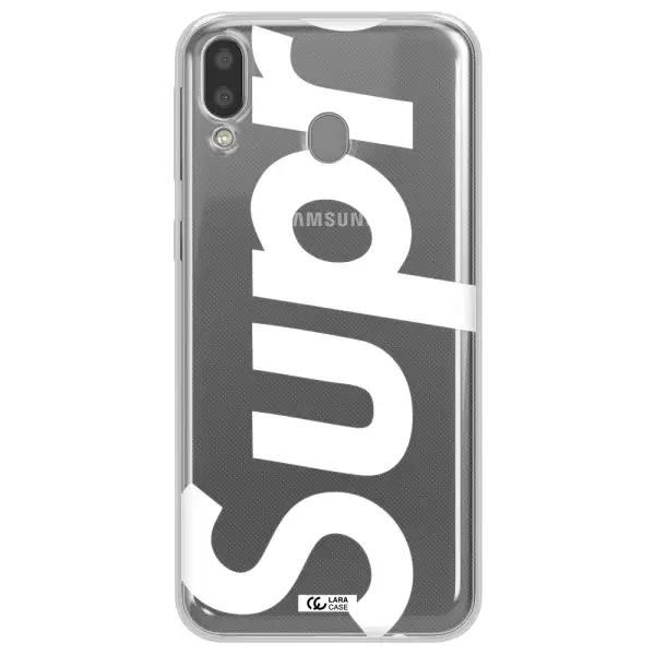 Big Supreme Samsung M20 Clear TPU Case