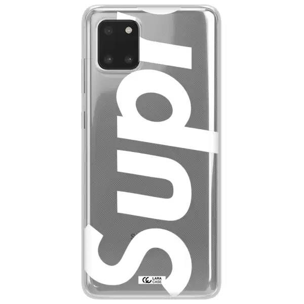 Big Supreme Samsung Note 10 Lite Clear TPU Case