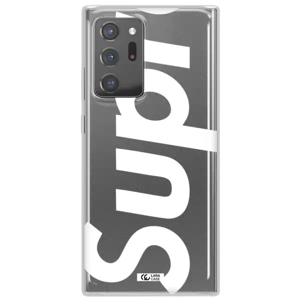 Big Supreme Samsung Note 20 Ultra Clear TPU Case