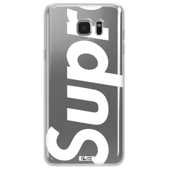 Big Supreme Samsung Note 5 Clear TPU Case