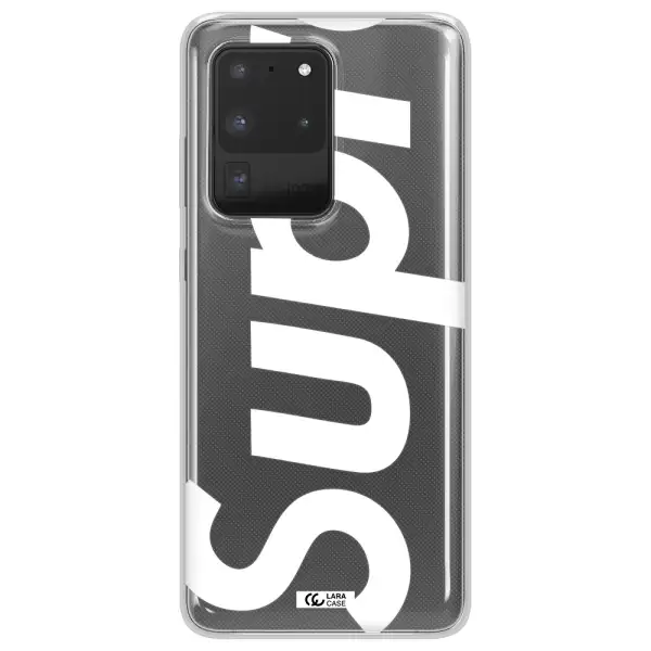 Big Supreme Samsung S20 Ultra Clear TPU Case