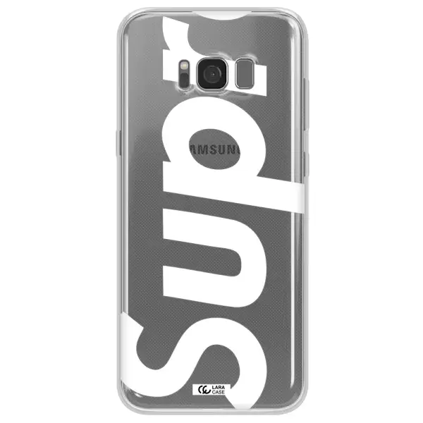 Big Supreme Samsung S8 Clear TPU Case
