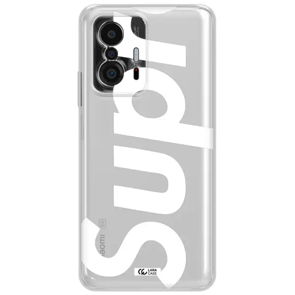 Big Supreme Xiaomi 11T Clear Tpu Case