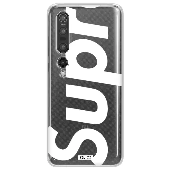 Big Supreme Xiaomi Mi 10 Pro Clear TPU Case