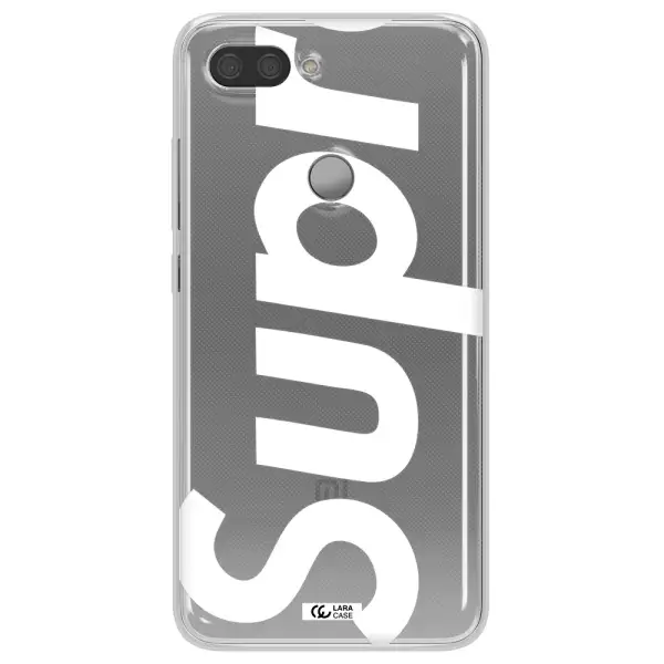 Big Supreme Xiaomi Mi 8 Lite Clear TPU Case