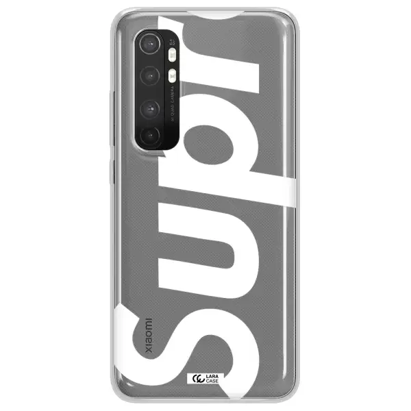 Big Supreme Xiaomi Mi Note 10 Lite Clear TPU Case