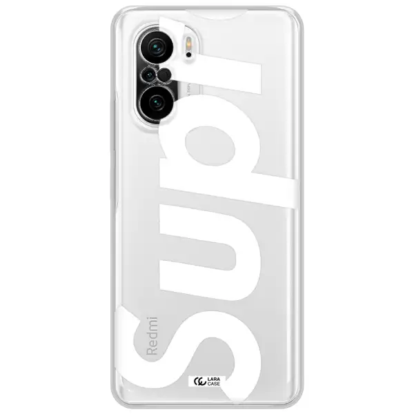 Big Supreme Xiaomi Poco F3 Clear Tpu Case