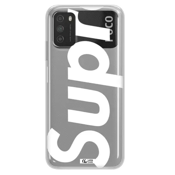Big Supreme Xiaomi Poco M3 Clear TPU Case