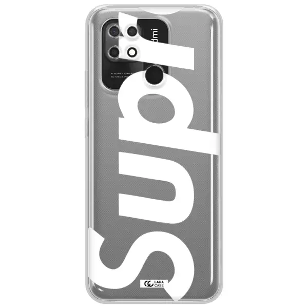 Big Supreme Xiaomi Redmi 10C Clear TPU Case