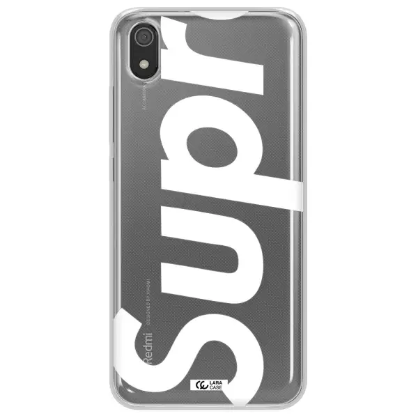 Big Supreme Xiaomi Redmi 7A Clear TPU Case