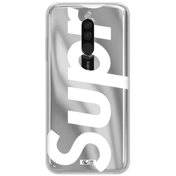Big Supreme Xiaomi Redmi 8 Clear Tpu Case