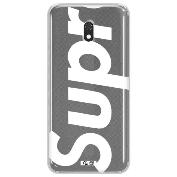 Big Supreme Xiaomi Redmi 8A Clear TPU Case