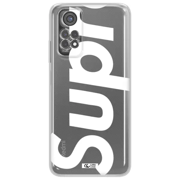Big Supreme Xiaomi Redmi Note 11S Clear Tpu Case