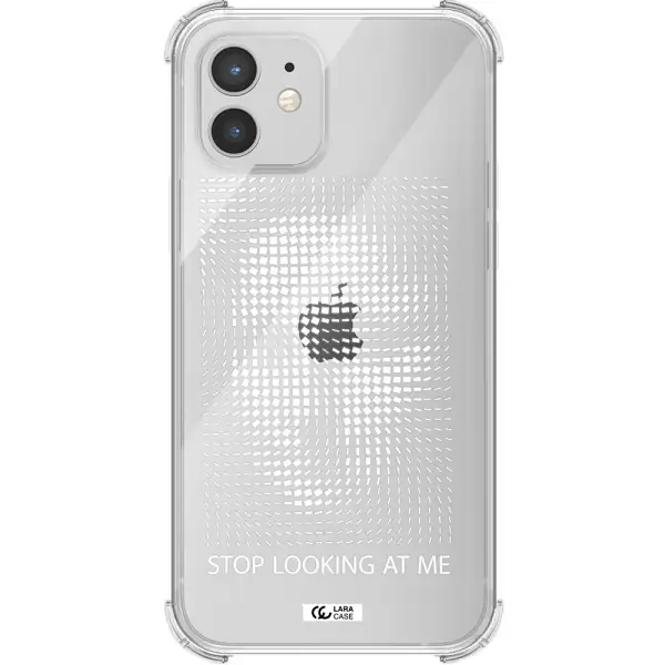 Stop Looking At Me Apple iPhone 12 mini Clear PC Case