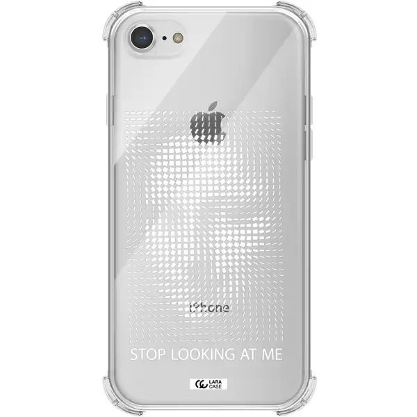 Stop Looking At Me Apple iPhone 8 Clear PC Case
