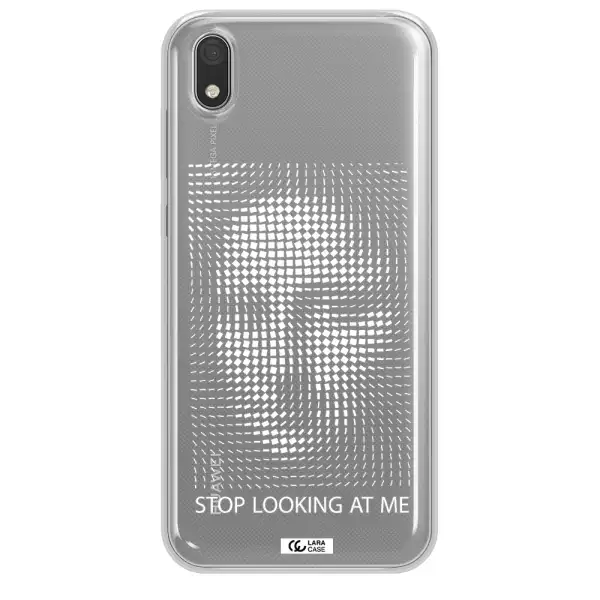Stop Looking At Me Huawei Honor 8S Clear TPU Case