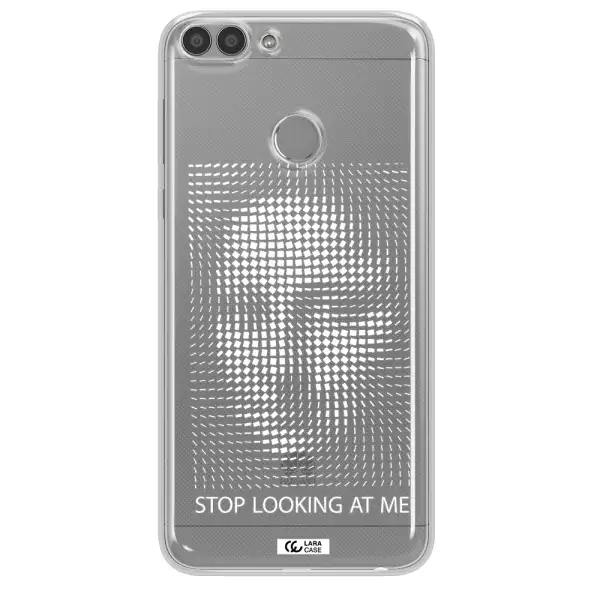Stop Looking At Me Huawei P Smart Clear TPU Case