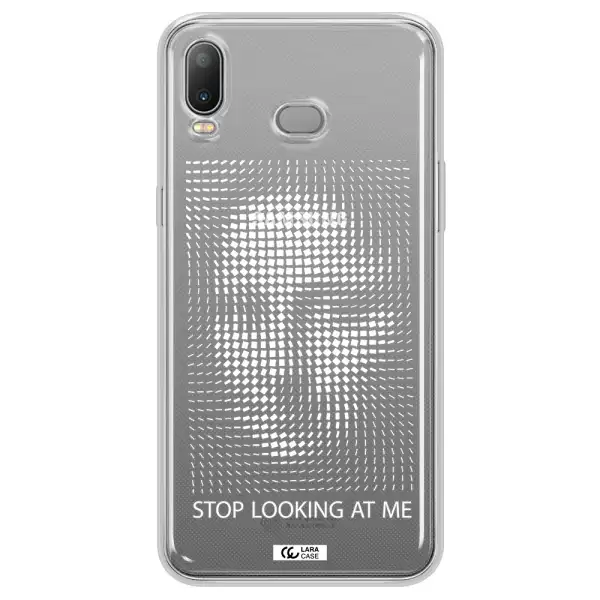 Stop Looking At Me Samsung A6S Clear TPU Case