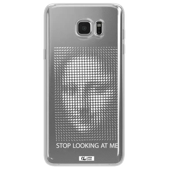 Stop Looking At Me Samsung Note 5 Clear TPU Case