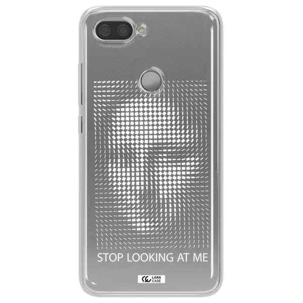 Stop Looking At Me Xiaomi Mi 8 Lite Clear TPU Case