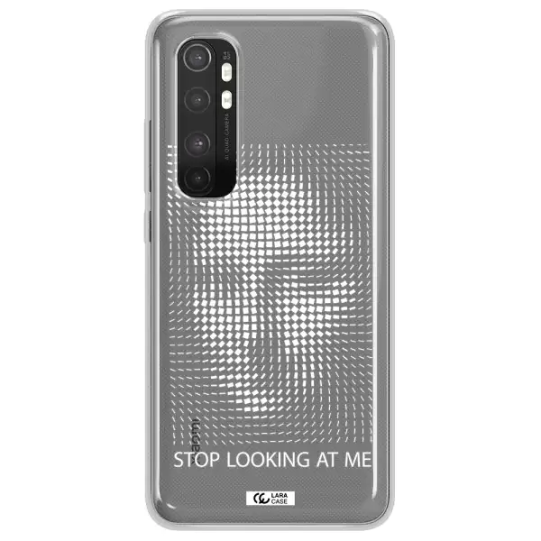 Stop Looking At Me Xiaomi Mi Note 10 Lite Clear TPU Case