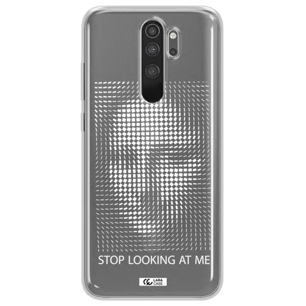 Stop Looking At Me Xiaomi Note 8 Pro Clear TPU Case