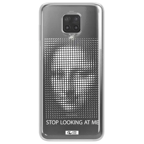 Stop Looking At Me Xiaomi Note 9 Pro Clear TPU Case