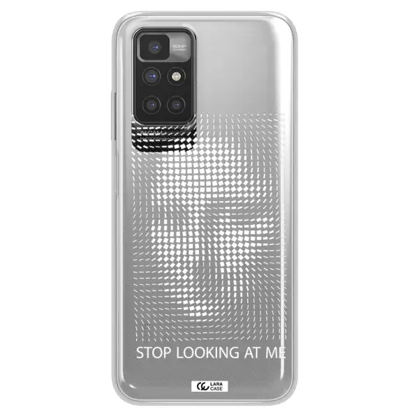 Stop Looking At Me Xiaomi Redmi 10 Clear TPU Case