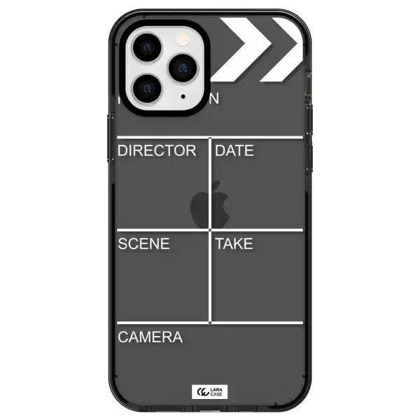 Clapperboard Apple iPhone 11 pro impact Smoke Black Case