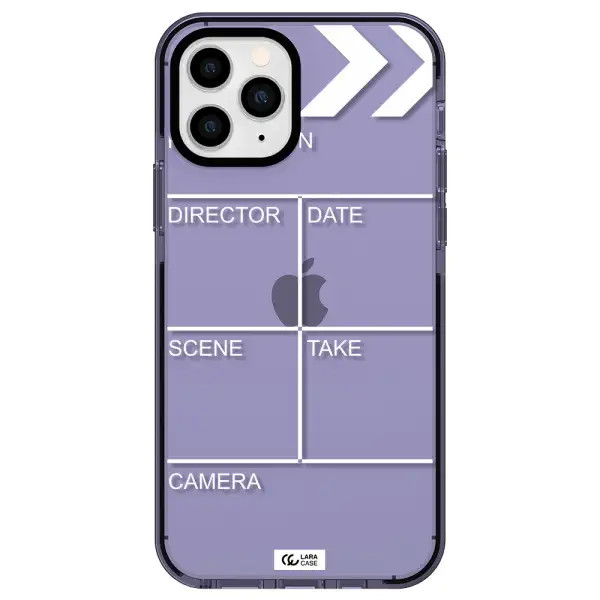 Clapperboard Apple iPhone 11 pro max impact Lilac Case