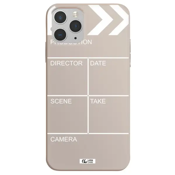 Clapperboard Apple iPhone 11 pro Silicone Stone Case