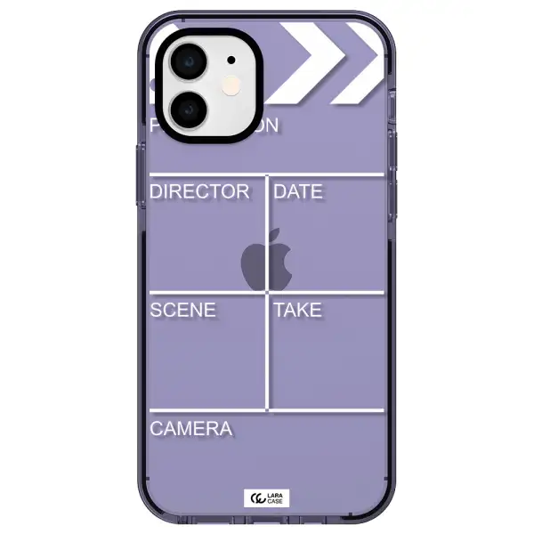 Clapperboard Apple iPhone 12 impact Lilac Case