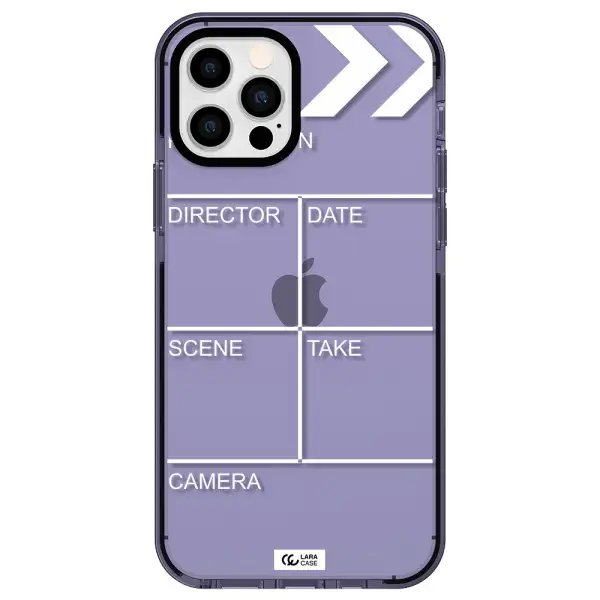 Clapperboard Apple iPhone 12 pro impact Lilac Case